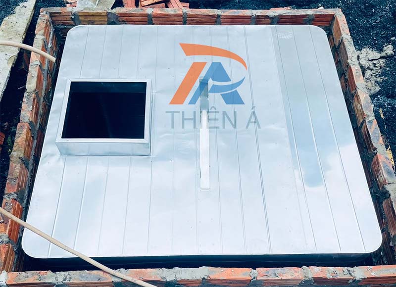 bể vuông inox thiên á