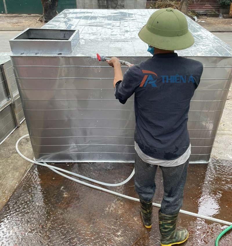 Ứng dụng bể nước ngầm inox trong nhà máy và công trình công nghiệp