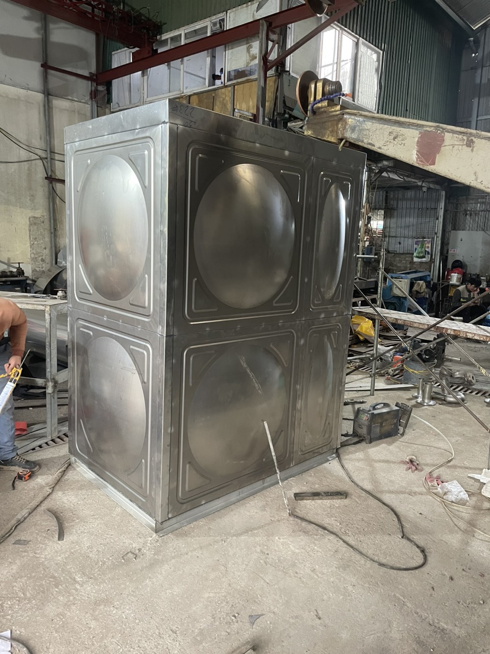 Đội Thi Công Bể Nước Inox Lắp Ghép Tại Bắc Giang Uy Tín