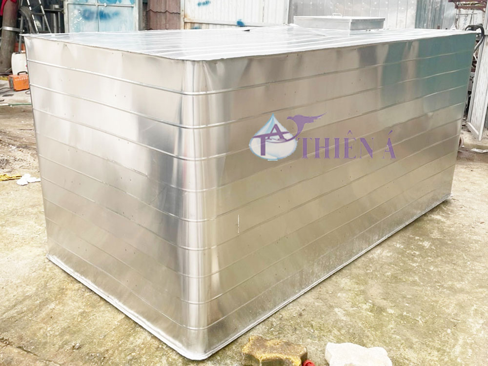 Quy trình thi công lắp đặt bể vuông inox Thiên Á