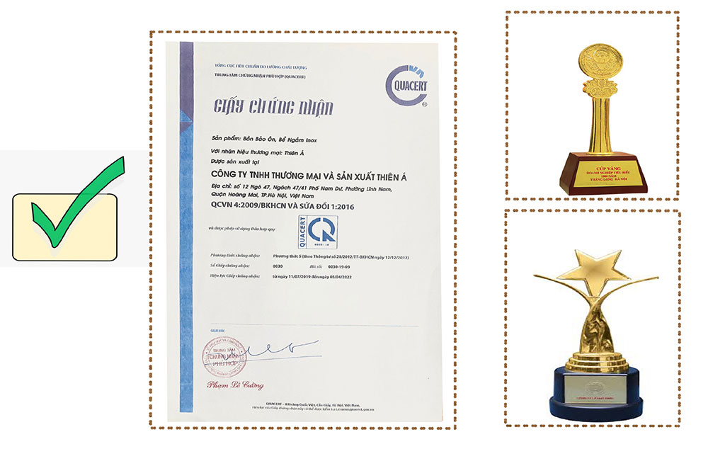 Những giải thưởng của Thiên Á