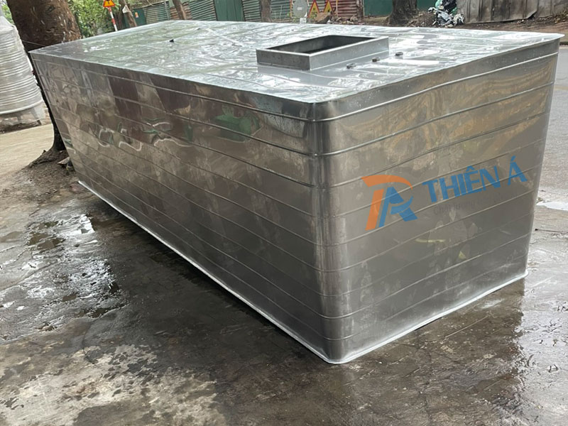 Bể Vuông Inox Đặt Nổi Thiên Á