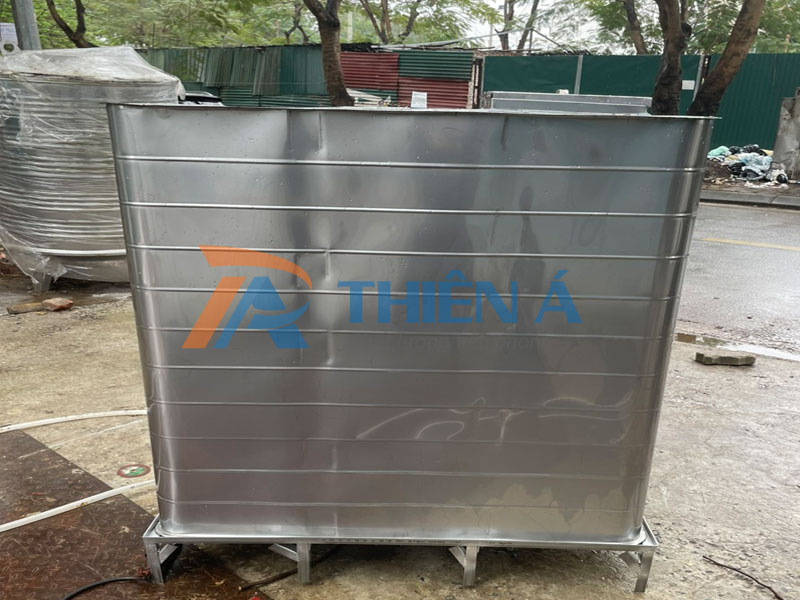 Bể Vuông Inox Đặt Nổi Thiên Á