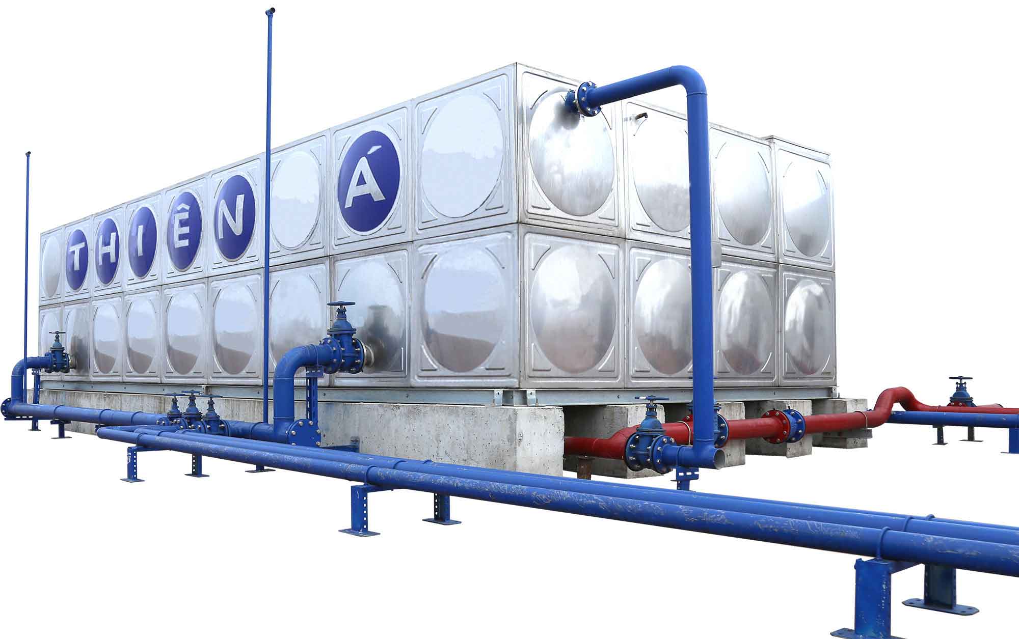 bể nước lắp ghép inox công nghệ cao 1